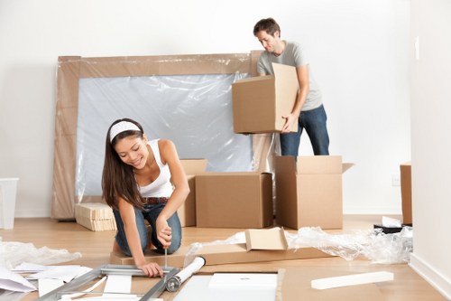 Movers helping with a residential relocation in Earls Court