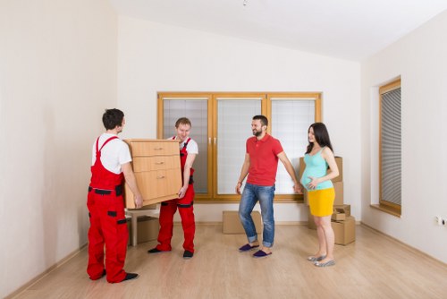 Local removal team supporting a business move in Earls Court