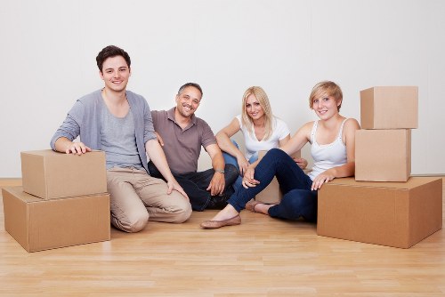Packed moving van ready for a local Earls Court relocation
