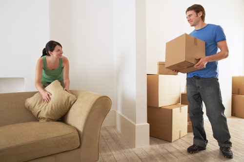 Image depicting a service quality assessment during a move